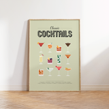 Classic Cocktail Print