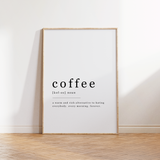 Coffee Definition Print