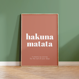 Hakuna Matata Print