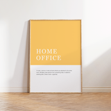 Home Office Definition Print