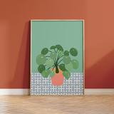 Chinese Money Plant Print