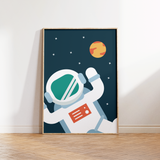 Astronaut Space Print